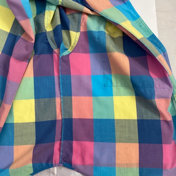 Woman’s x-large colorblock summer blouse-Kelly Harper. Size 38. - Picture 6 of 7